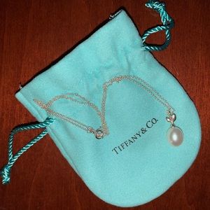 Tiffany Pearl Pendant Necklace
